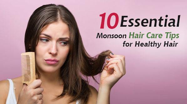 10 Tips for hair care in Monsoon