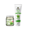Aloe Vera Essential Skin Care Routine Kit for All Skin Types for Men & Women I Facewash + Gel Moisturizer, Soothes & Repairs Skin I Pure Aloe Vera Gel. - Keya Seth Aromatherapy