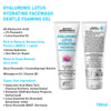 Hyaluronic Lotus Hydrating Facewash, 2 % Pentavitin + Natural Glucoside Foaming, NMFs + Lipids, Skin Barrier Repair, Gentle SLS Free - Keya Seth Aromatherapy