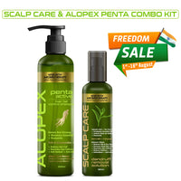 Hair Fall Treatment Kit For Dandruff- Alopex Penta Shampoo, Scalp Care Solution, Fights Dandruff & Itchiness, New Hair Growth