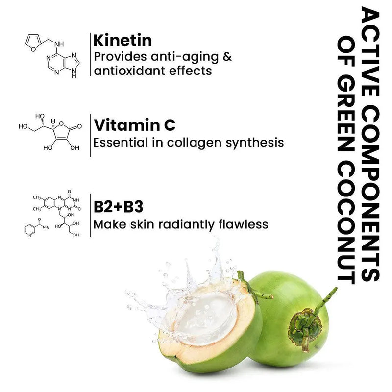 Hydrating & Brightening Skincare Routine Kit - Aloe Vera Face Wash, Green Coconut Toner, Brightening Serum, Whitening Cream & Umbrella SPF 60 Sunscreen for Radiant Skin - Keya Seth Aromatherapy