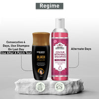 Black Shine Oil-Natural Hair Colour Gel-Based Dye for Grey Coverage, Men & Women - Keya Seth Aromatherapy