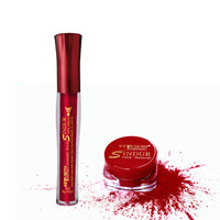 100% Natural Aromatic Liquid & Dust Maroon Sindoor 1Pcs Combo with Floral Pigments - Keya Seth Aromatherapy