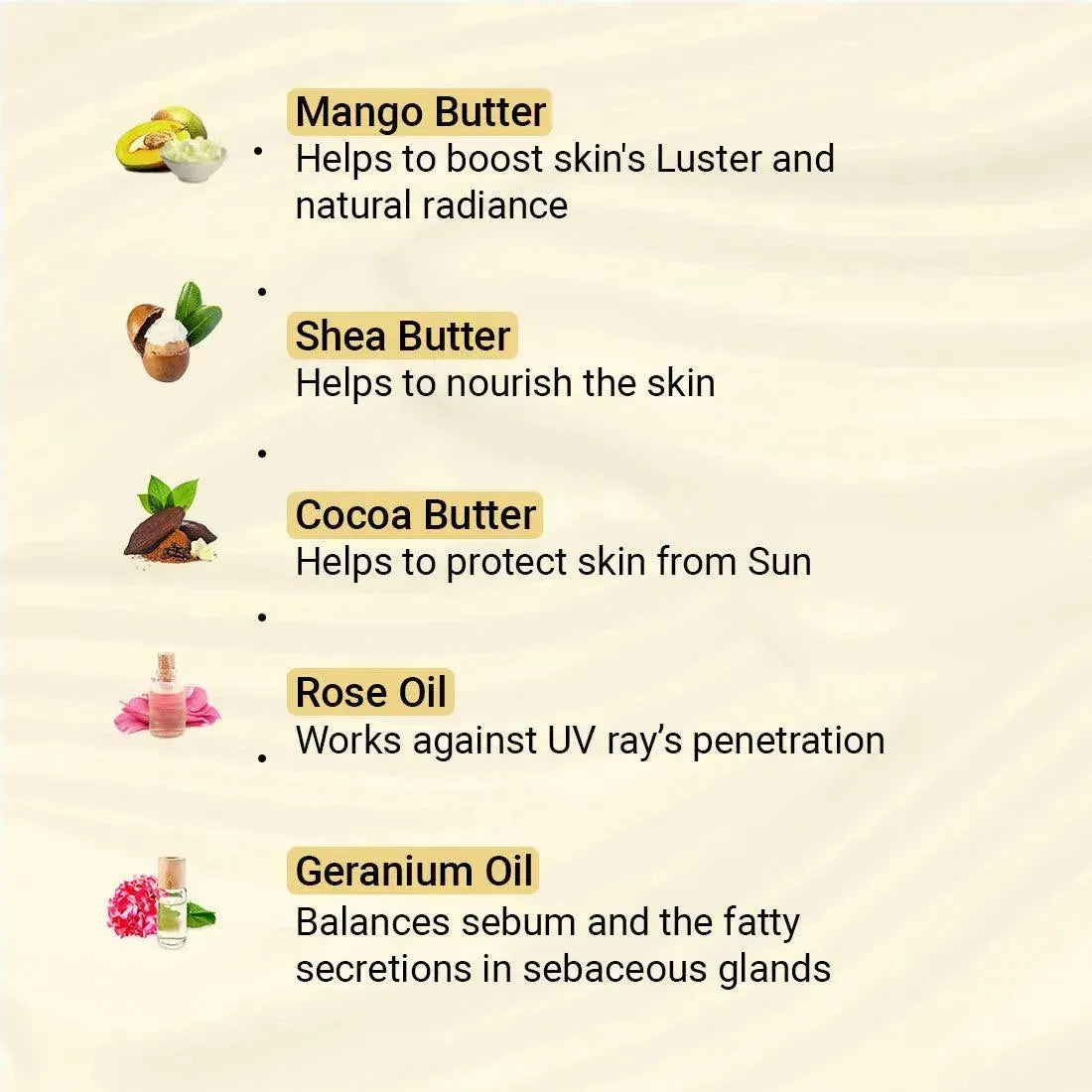 Lab Fresh Mango Body Butter Enriched with Rose & Geranium Oil for Long Last Moisturization & Nourishment for Men & Women All Skin Types - Keya Seth Aromatherapy