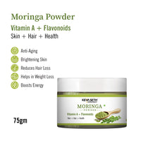 Moringa Powder with Vitamin A & Flavonoids for Hydration, Soothing, Anti-Wrinkle, Dryness Relief, Weight Loss Support, Boost Energy & Collagen - Keya Seth Aromatherapy