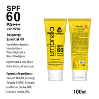 Umbrella Sunscreen Advanced Protection Kit SPF 60 Solution + SPF 50 Powder for Ultimate Sun Defence & Matte Finish - Keya Seth Aromatherapy