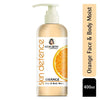 Orange Face & Body Moist,Vitamin C Enriched,Brightening, Rejuvenating, Refreshing - Keya Seth Aromatherapy